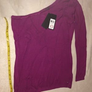 Guess one shoulder sweater size lg